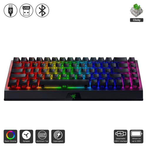 Razer  Blackwidow V3 Mini (Phantom Keycap)